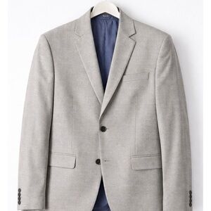 Zara Men's Light Gray Sport Coat